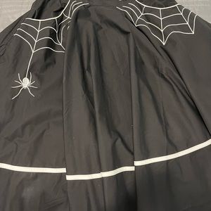Black spiderweb bell bunny retro skirt.